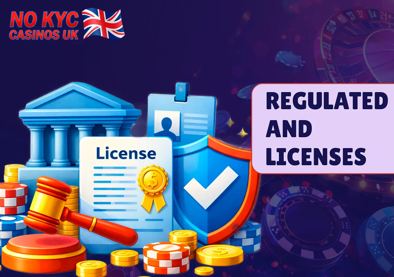Licensing of No KYC casinos is especially important for players in the United Kingdom.